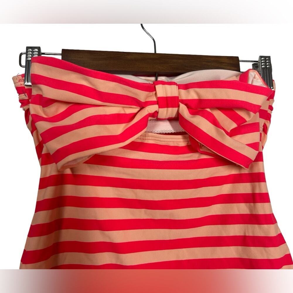 NWT Kate Spade Georgica Beach Stripes Bandeau Tankini Top Size XS - Picture 5 of 8